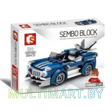 Конструктор Sembo Block Супер гоночный автомобиль 607033 (169 деталей)
